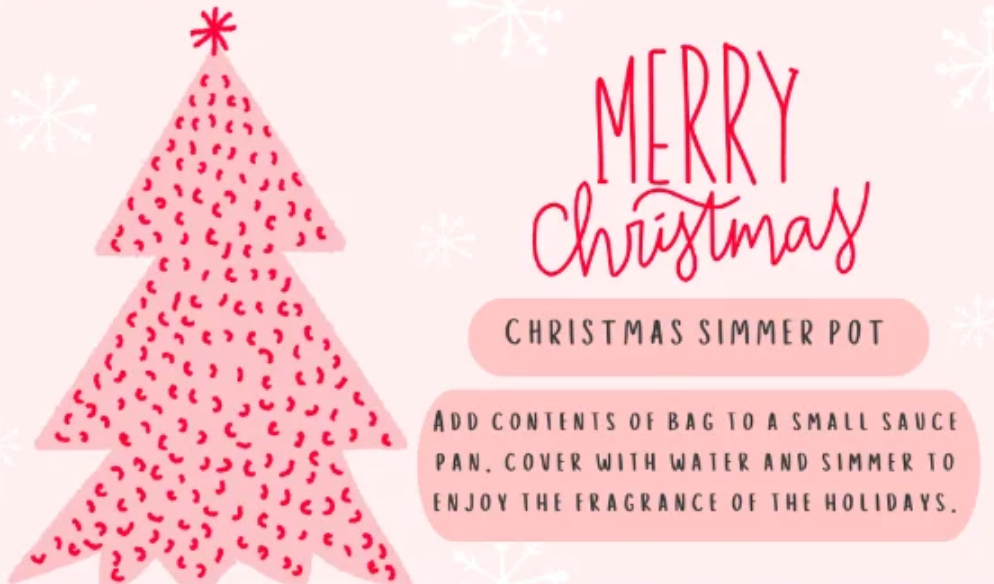 Christmas Simmer Pot Gift Tags